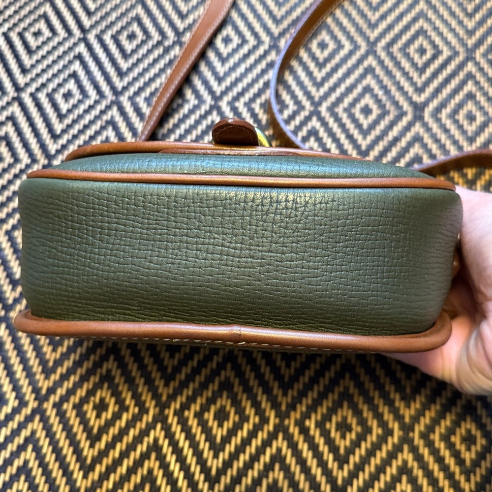 Vintage Coach Cassidy mini bag 4204 olive green w/ tan Dakota collection Italy - Picture 7 of 16